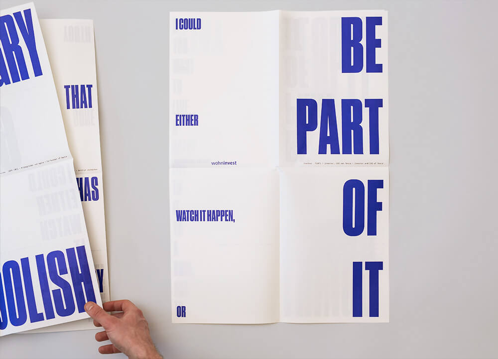 Wohninvest Holding GmbH „Ticker“ – Imagebroschüre