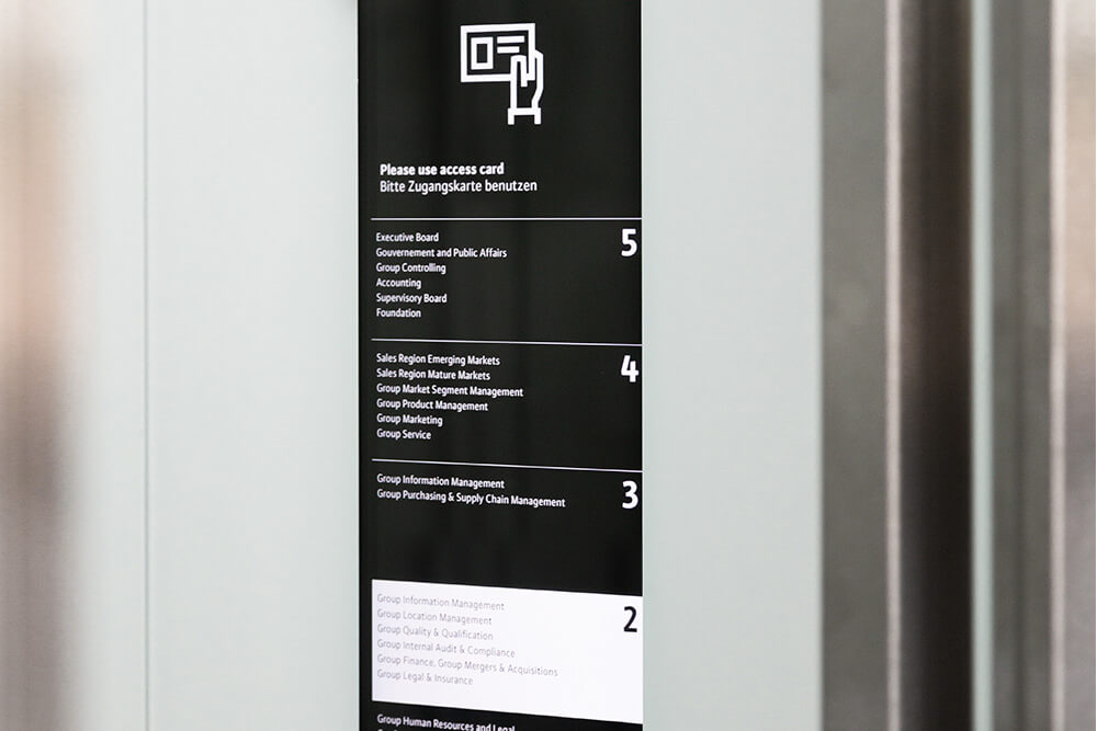 Wilo SE – Signaletik